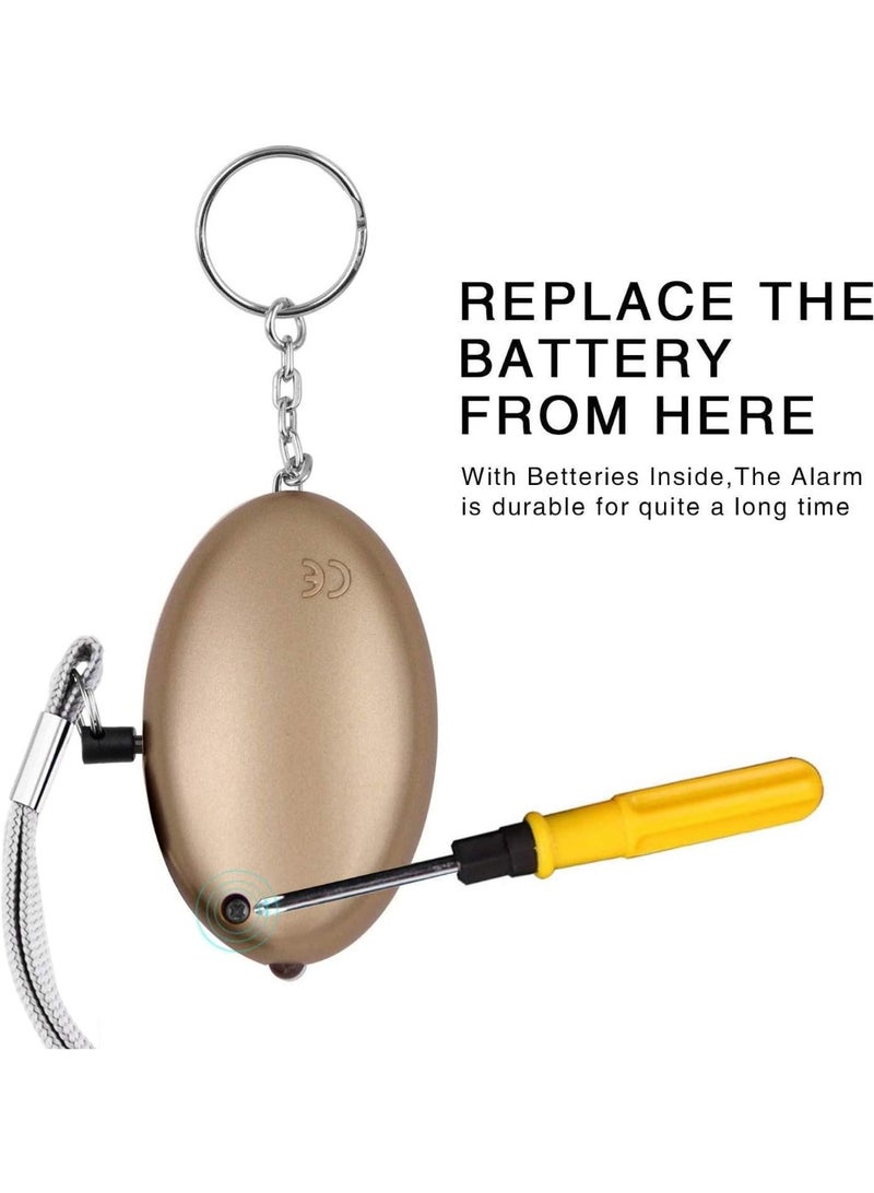 3 Pack Personal Security Alarm Keychain with  Lights, Emergency Safety Alarm for Women, Men, Children, Elderly ﻿ - Image 4